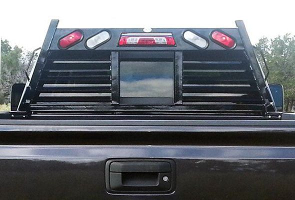 A toyota truck is parked in a parking lot