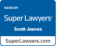 Super Lawyers rating badge for Scott Jeeves