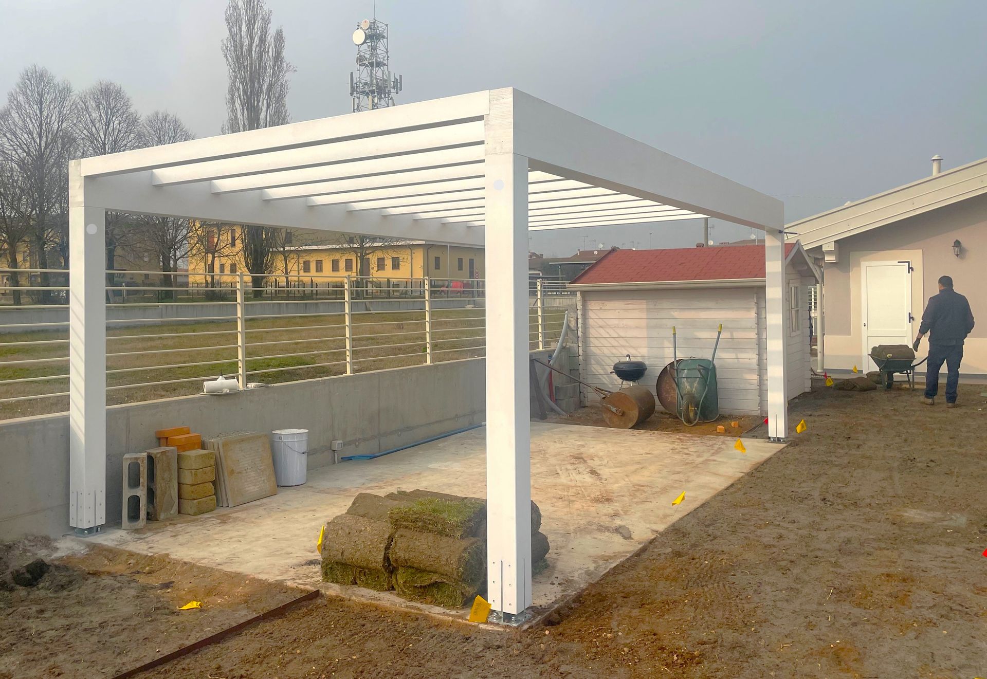 Gazebo, copertura, pergolato, pergola