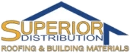 The logo for superior distribution roofing and building materials.