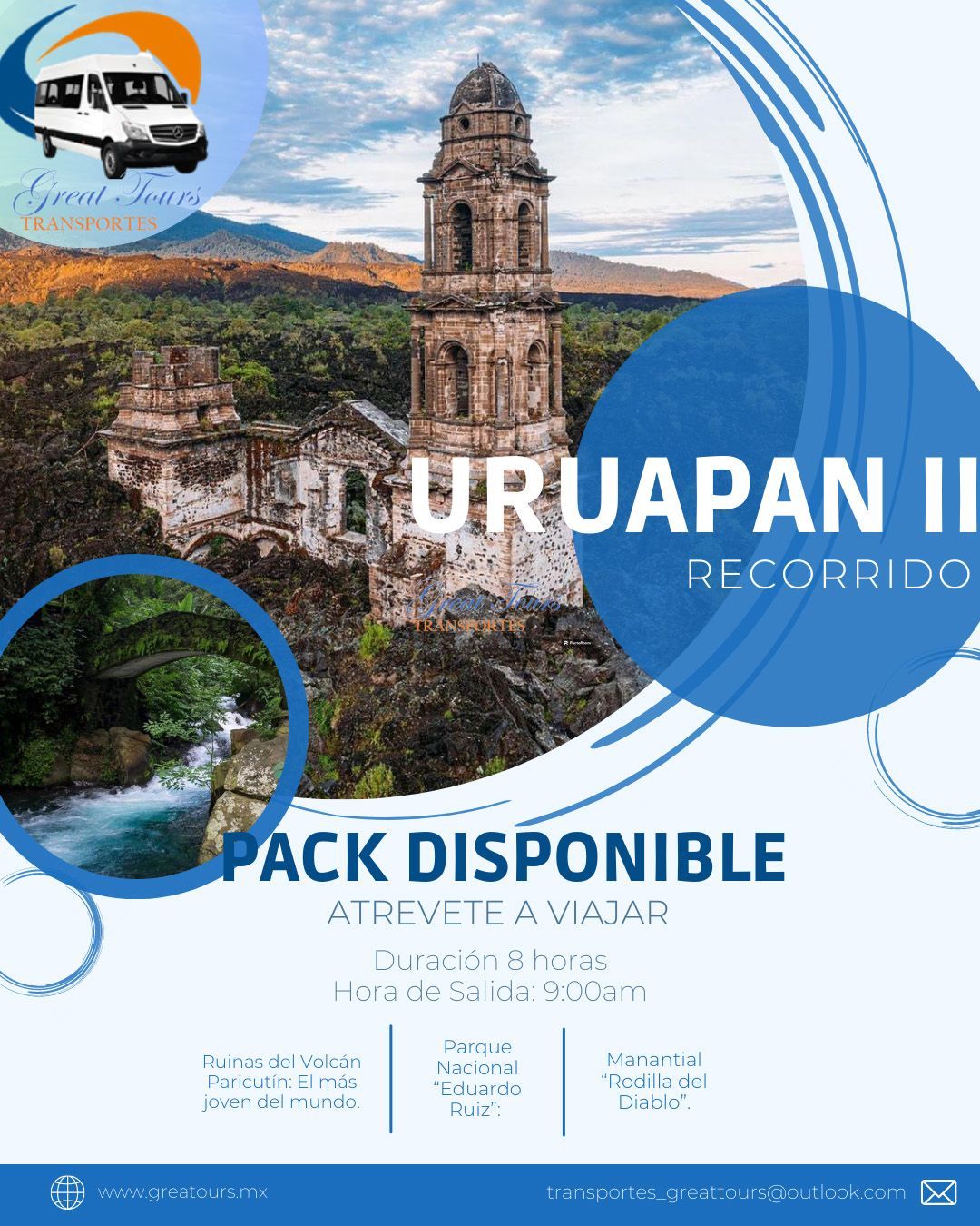 TRANSPORTES GREAT TOURS