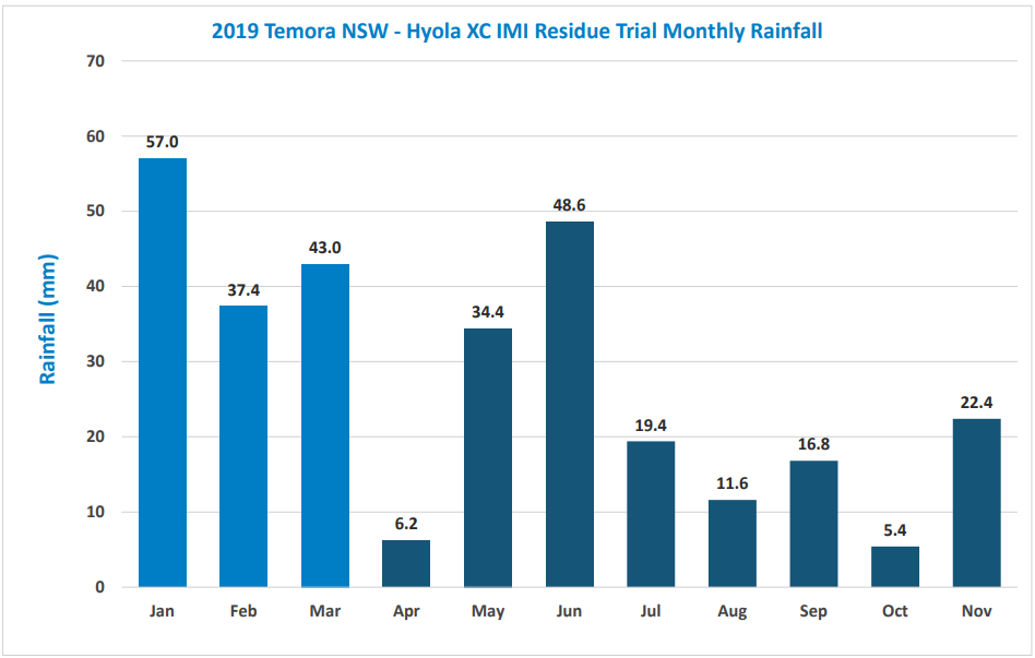 Bar chart of monthly referrals, with dark blue bars and labeled values from Feb to Nov 2019