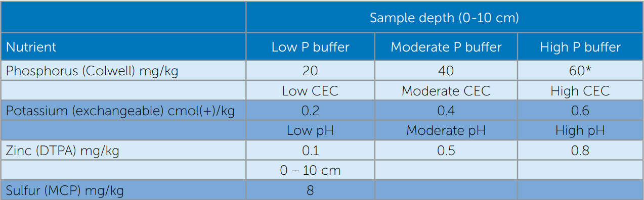 Blue table showing a ranking chart with points, wins, and goals columns