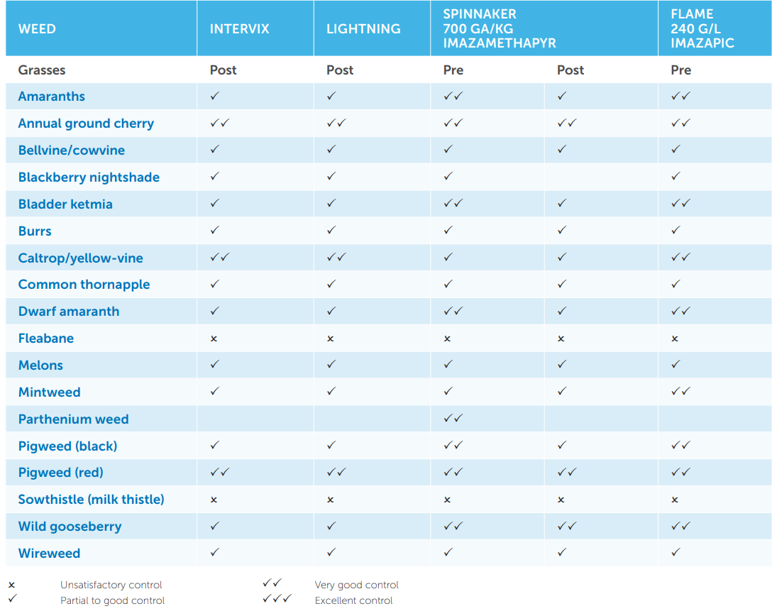 Blue comparison table with columns for iPad, iPod, iPhone, and Apple TV features/capabilities.