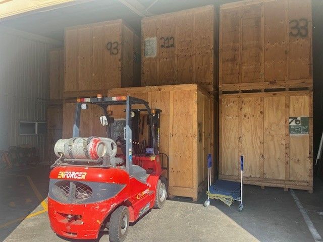 A Large Wooden Shelf is Being Built in a Workshop — O'Grady's Transport & Removals in Alstonville, NSW