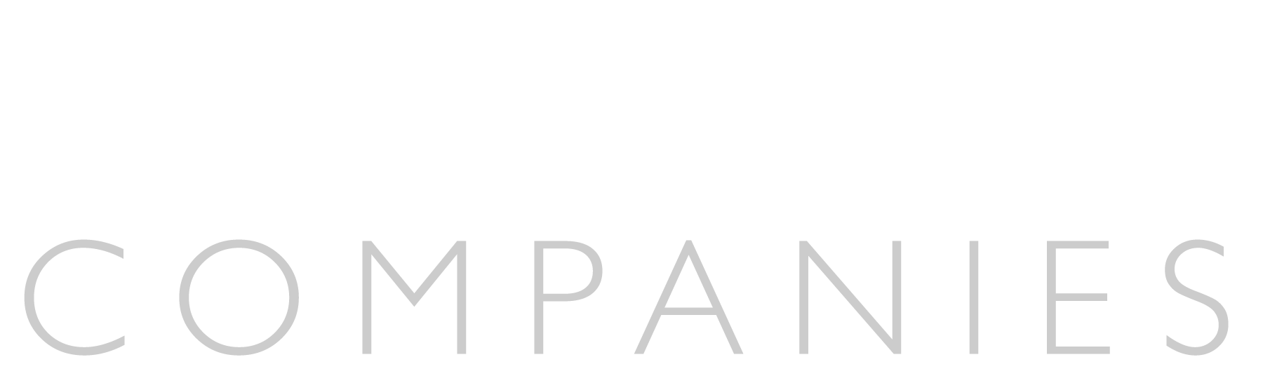 The word companies is written in white on a white background.