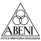 Logo ABENI con tre cerchi intrecciati all’interno di un triangolo e la scritta “OTTICA OREFICERIA OROLOGERIA”