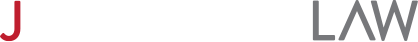 J Law logo with a red “J” and gray “LAW” on a white background
