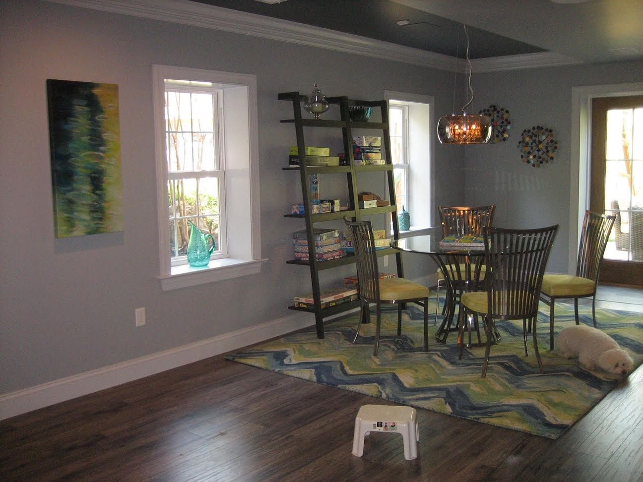 Dining Area With Wooden Flooring