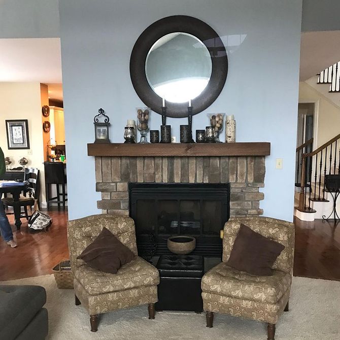 Living Room With Two Chairs