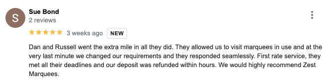 Sue Bond Review