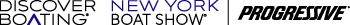 Discover Boating, New York Boat Show, Progressive logo