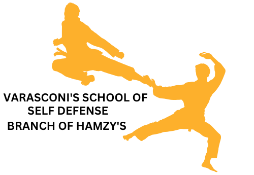 A logo for Varasconi's School Of Self Defense Branch Of Hamzy's