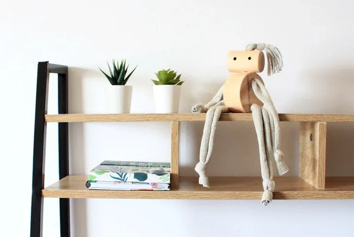 Wooden string doll