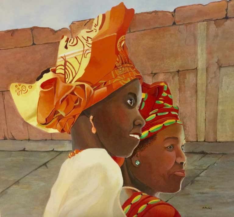 african headdress art