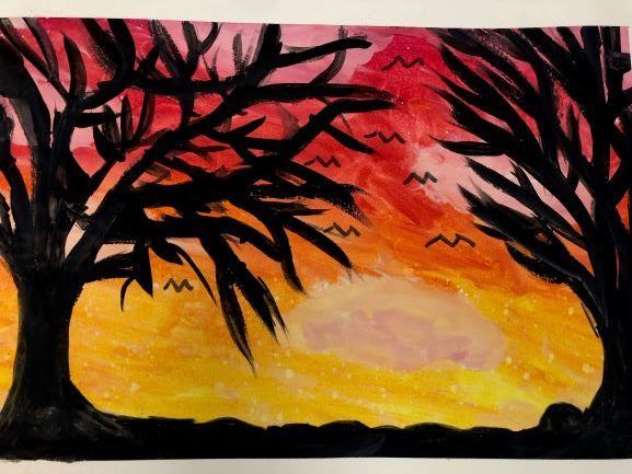 dusk approaching art