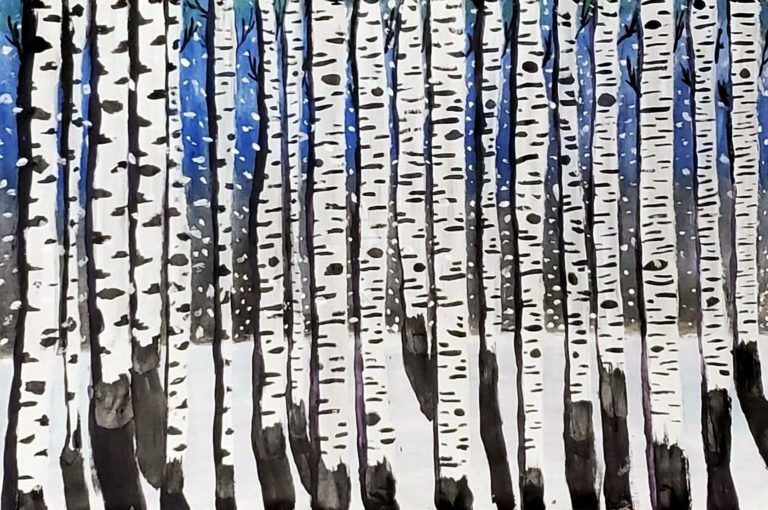 crowded trees by isabella charlton