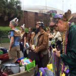 people in parade