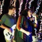 band performing