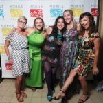 five women having a fun time