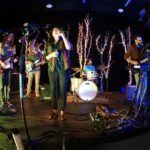 band performing