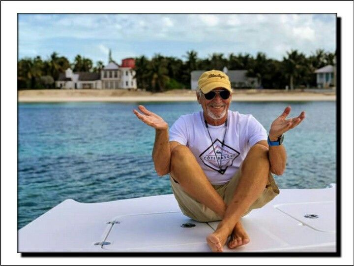 Jimmy Sitting on Boat Bow