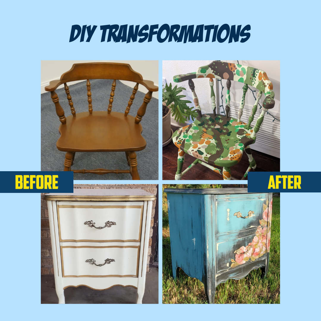 diy chair before and after