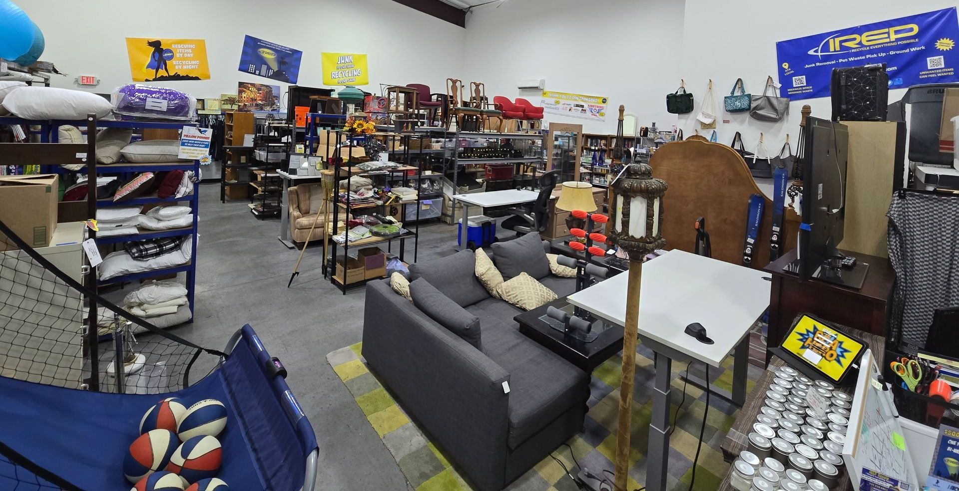 IREP Resale Austin thrift store inside look