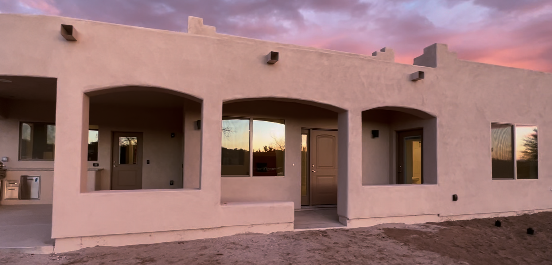 A custom home built in Tucson