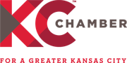 KC Chamber logo in red, gray, and white with “For a Greater Kansas City” tagline