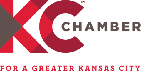 KC Chamber logo in red, gray, and white with “For a Greater Kansas City” tagline