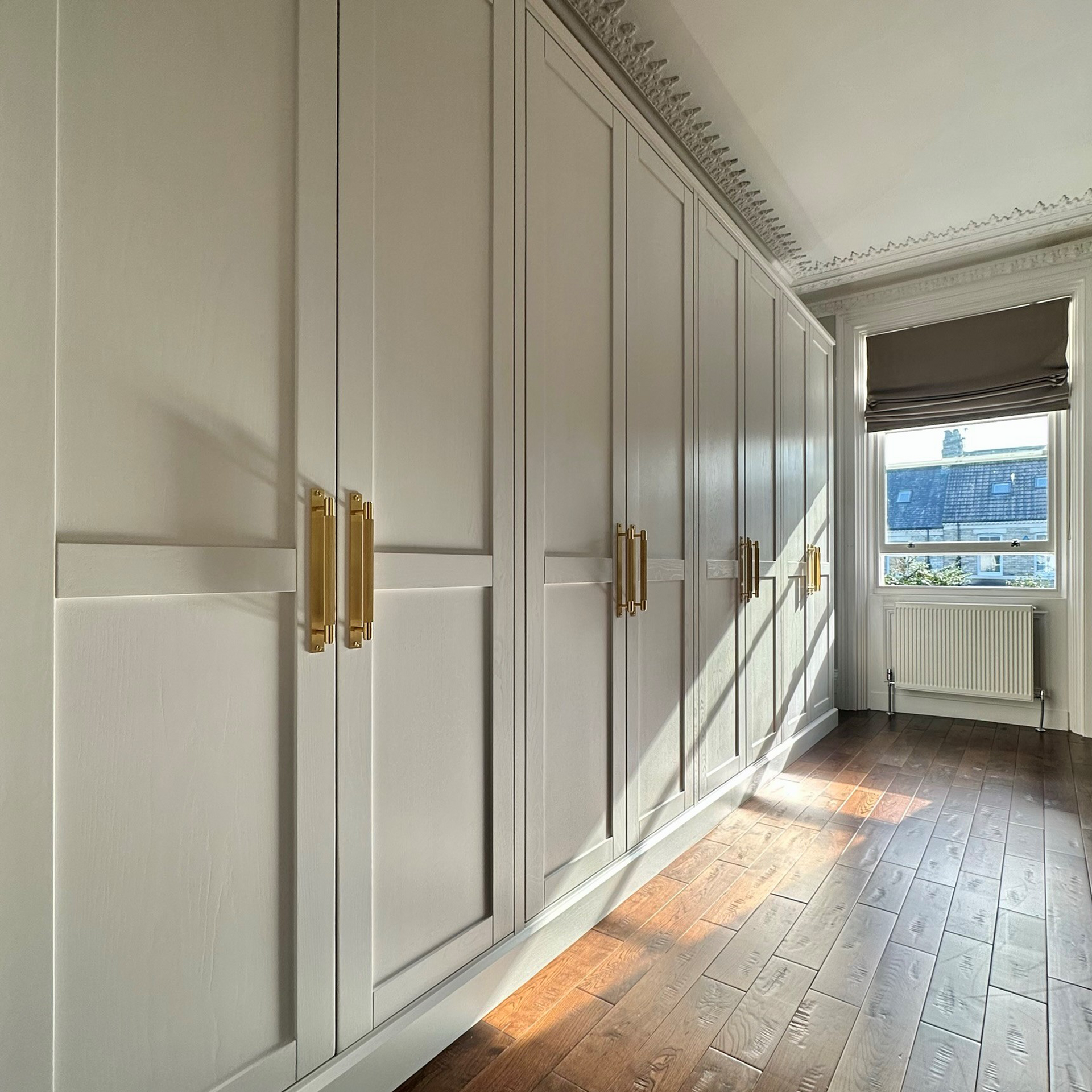 Bedroom - Tall painted wardrobes