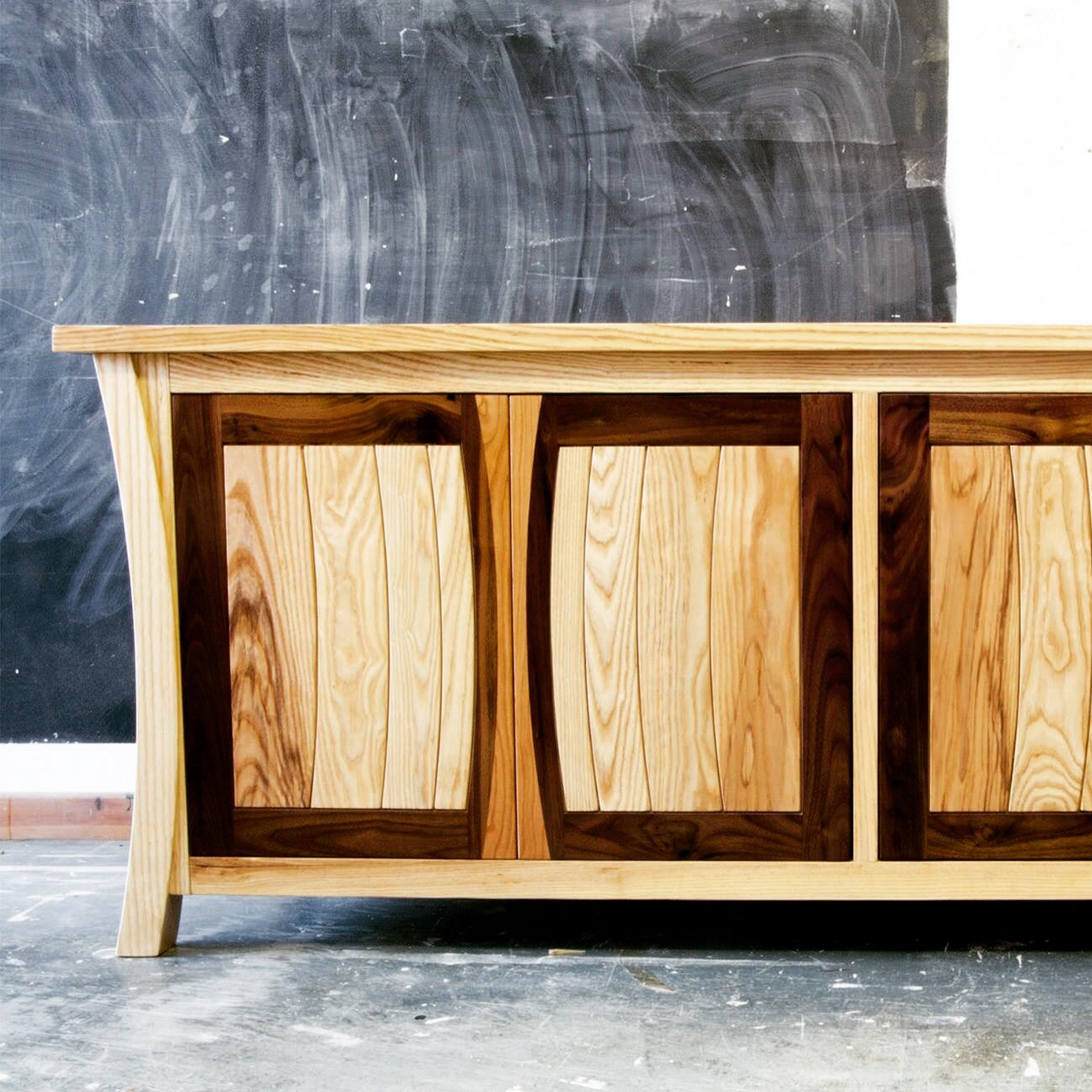 One of a kind - Ash & cherry sideboard