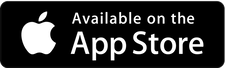 The apple logo is on a black button that says `` available on the app store ''.