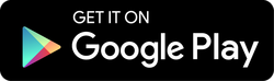 A button that says `` get it on google play '' on a white background.