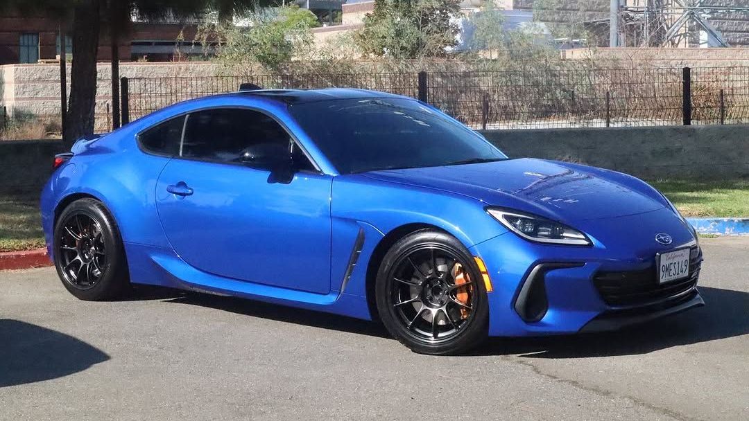 ceramic coated vehicle parked outside