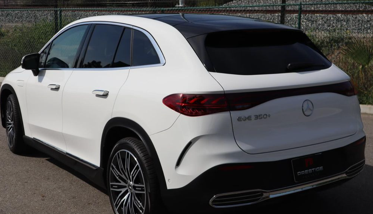white car with window tinting