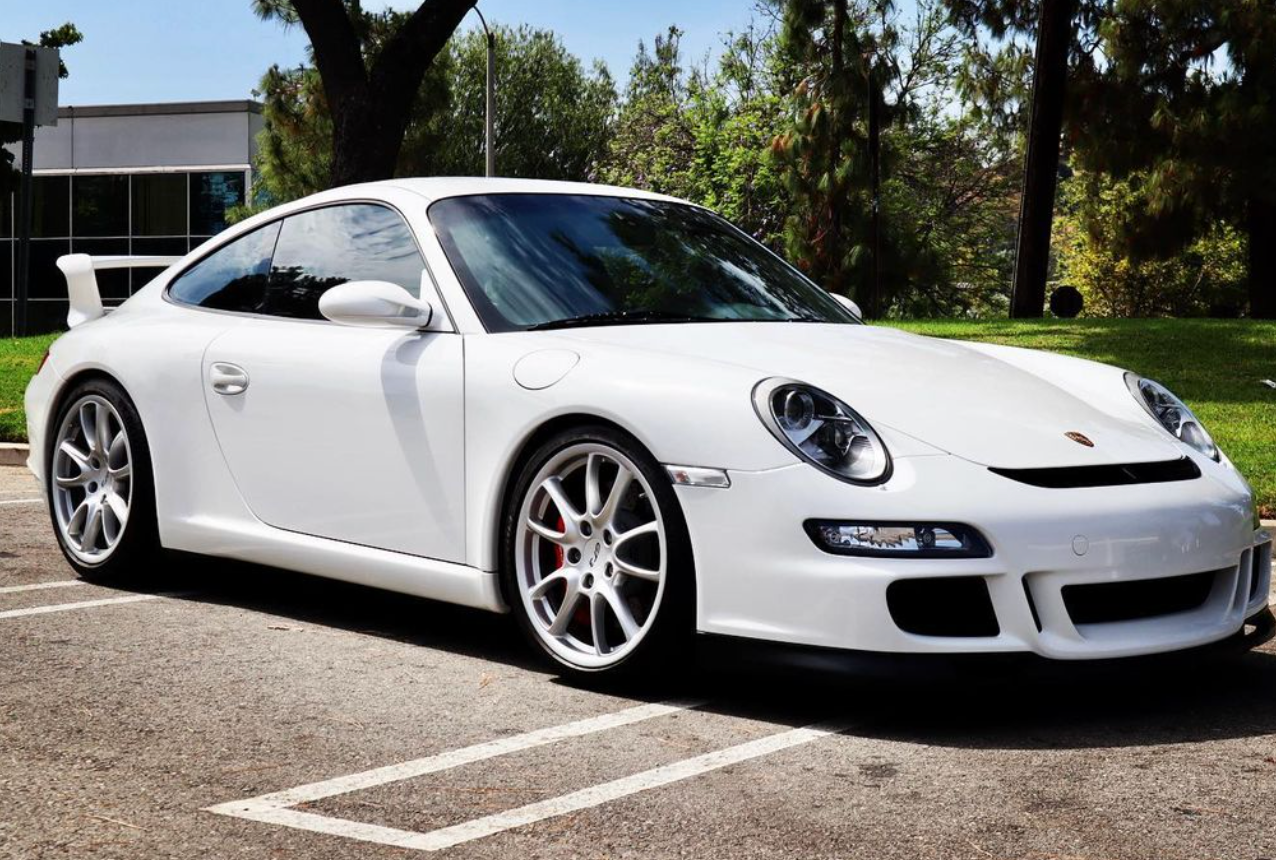 white car with paint protection film