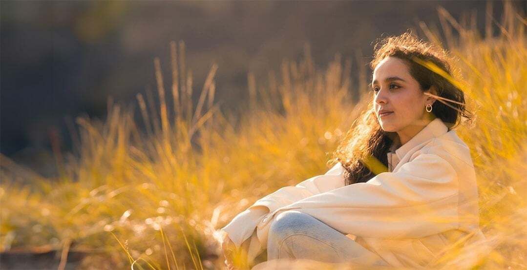 Women sitting outside