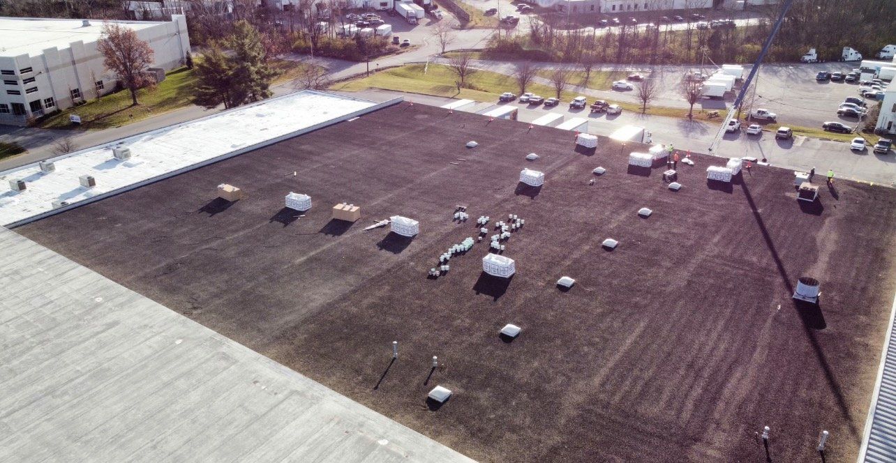 Wide view of a commercial roof — Georgetown, IN — ARC Roofing LLC