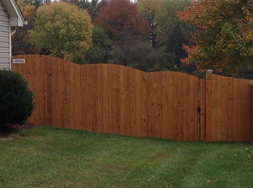Wood Moon Fence — Vinton, VA — Viking Fence Company Inc.