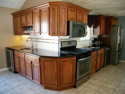 Kitchen With White Cabinets