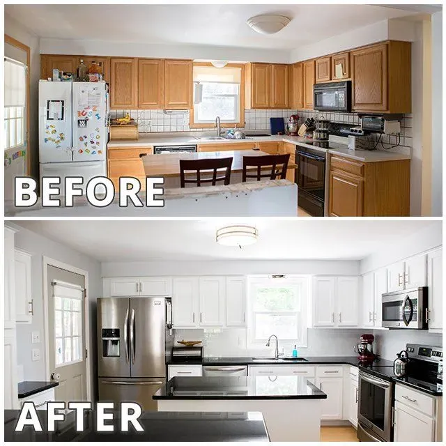 Old Style To Modern Kitchen