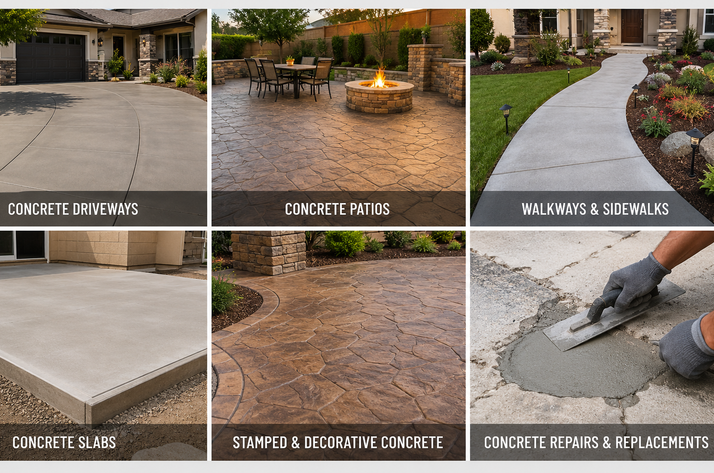 Residential concrete services in La Habra CA
