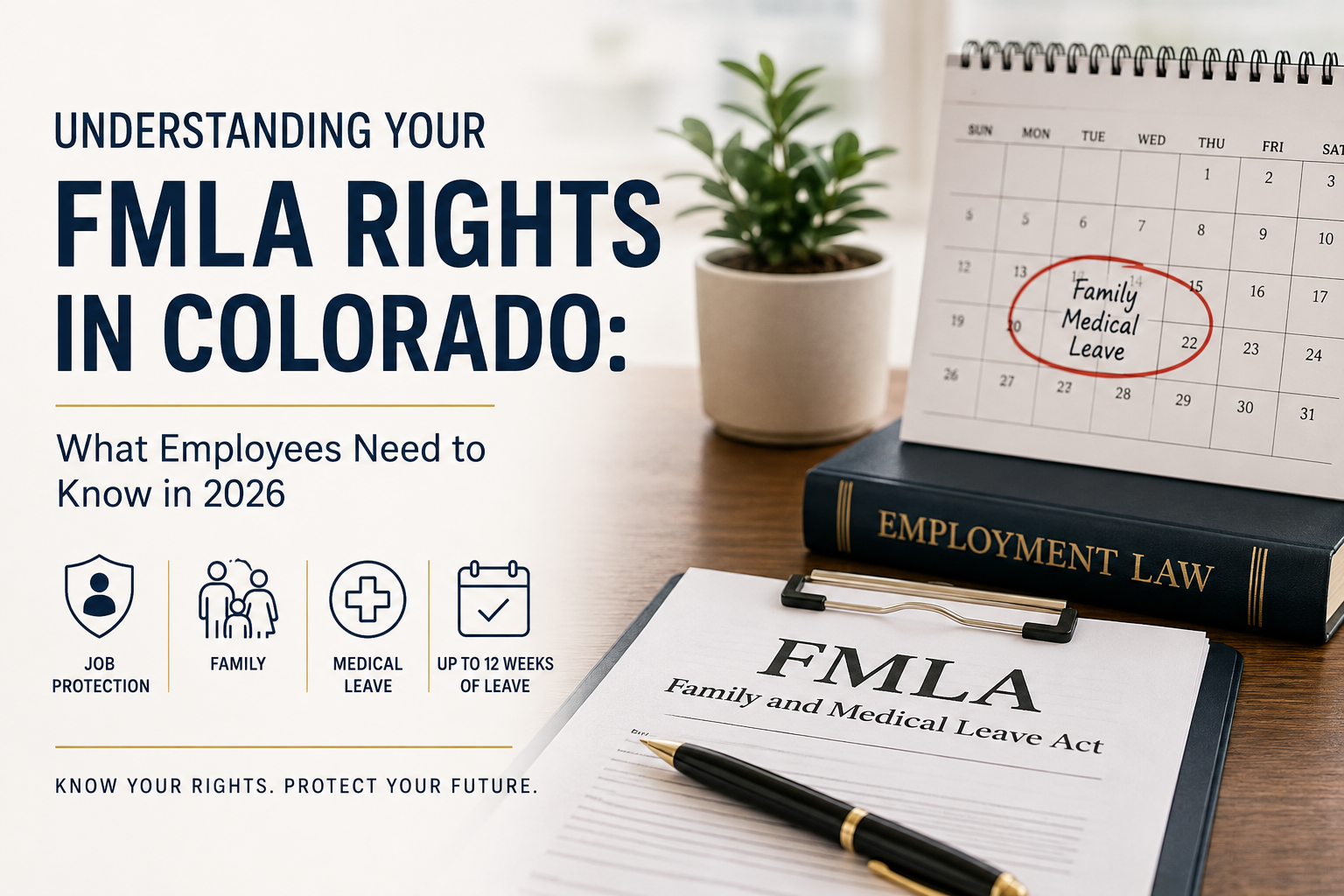 FMLA rights information for Colorado employees under employment law