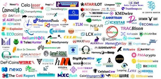 image multiple crypto company logos