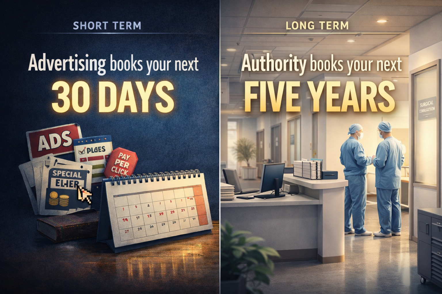 image ads booking next 30 days authority next 5 years