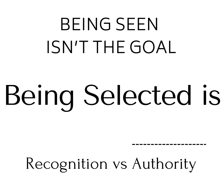 text being seen isn't the goal being selected is