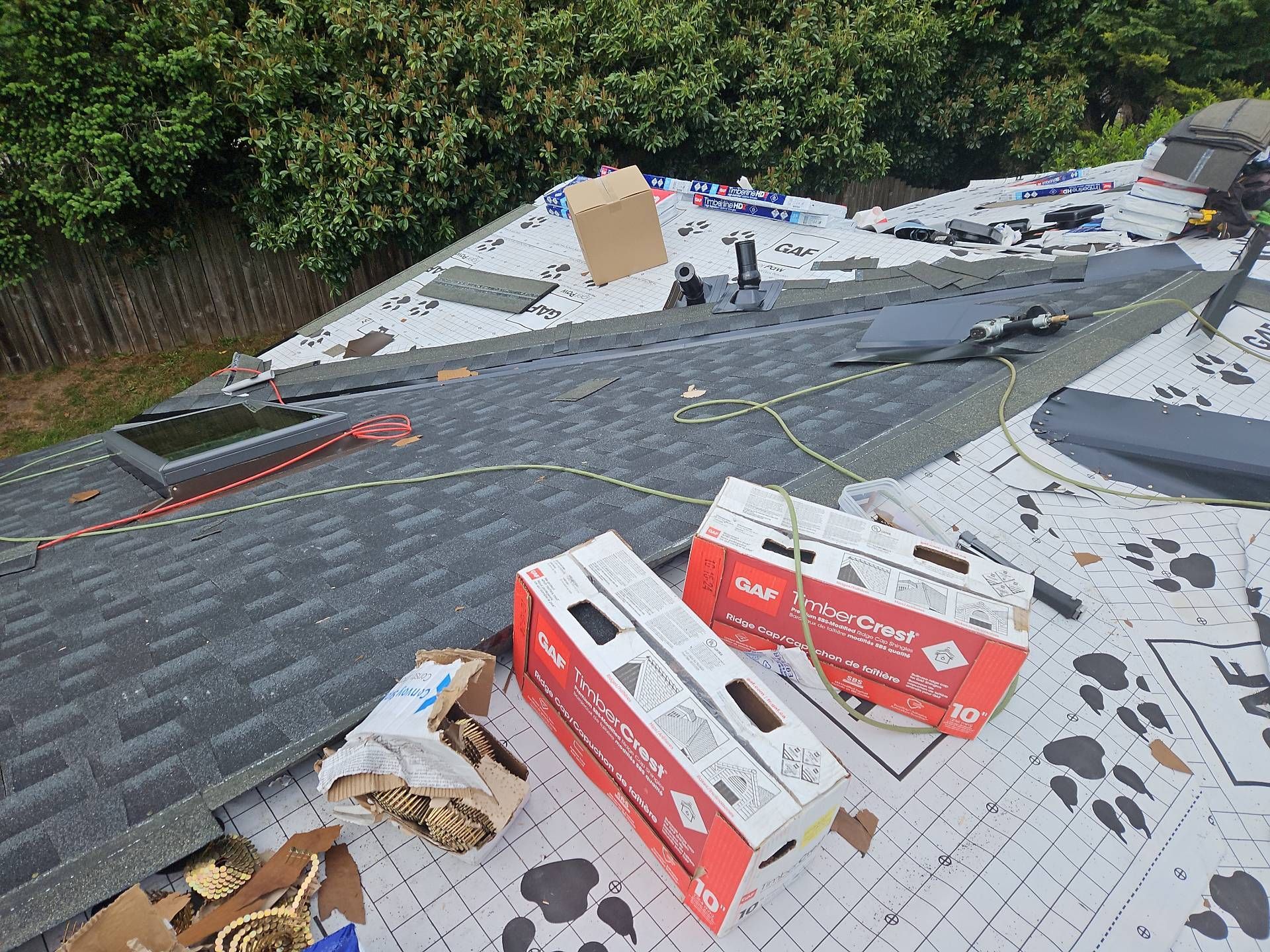 Installing Roof in Renton
