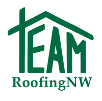 Team Roofing NW logo showcasing roofing expertise and quality service